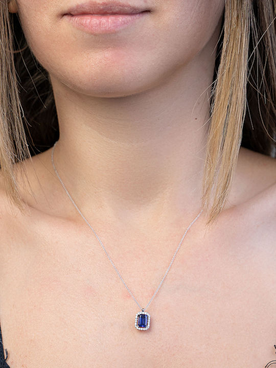 Kiriakos Gofas Halskette aus Weißgold 18k