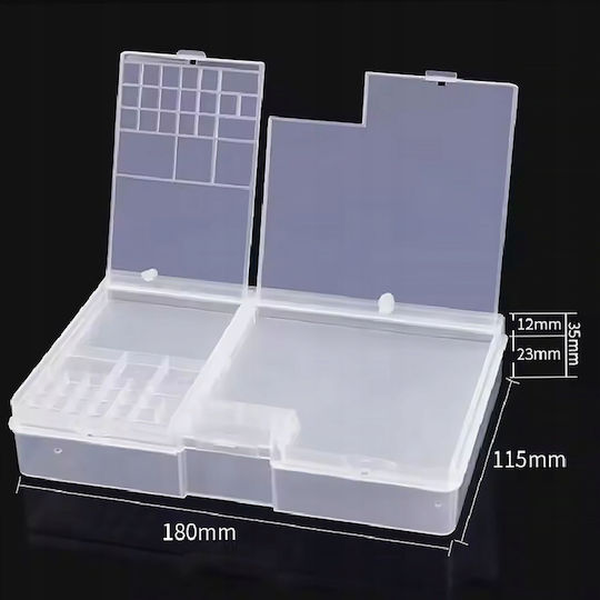 Rosfix Organizator pentru Compartimentul de Unelte Transparentă 18x11.5x3.5cm.