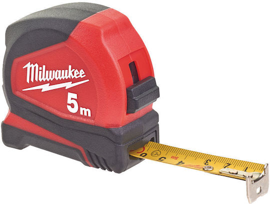 Milwaukee Μετροταινία με Αυτόματη Επαναφορά 19mm x 5m