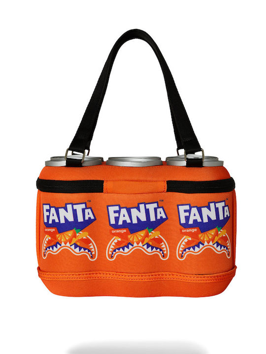 Sprayground Fanta Six Pack Geantă pentru bărbați de Mână Portocalie