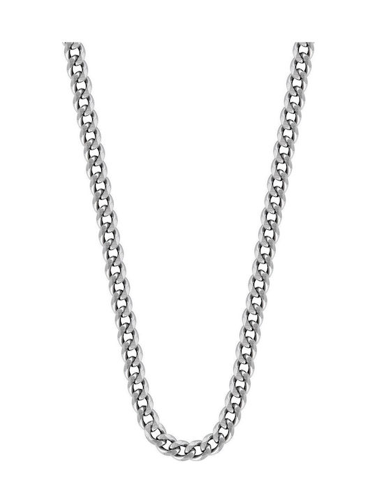 Kiriakos Gofas Chain Neck made of Steel Thin Thickness 5.11mm