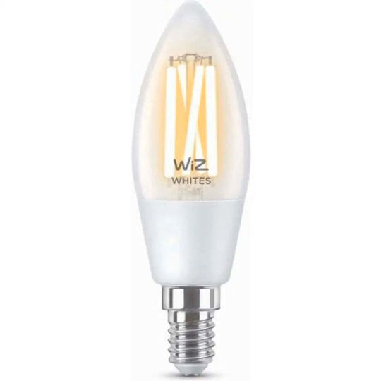 Philips Smart Lampe LED 40W für Fassung E14 und Form C35 Einstellbar Weiß 470lm