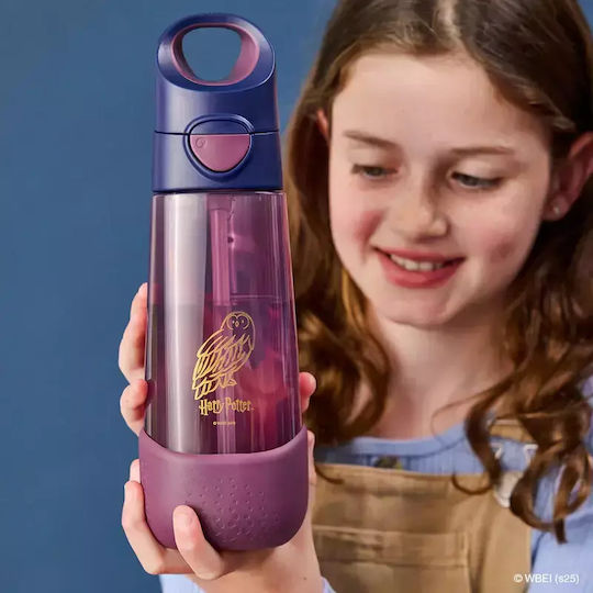 B.Box Kids Water Bottle Harry Potter Plastic with Straw 600ml