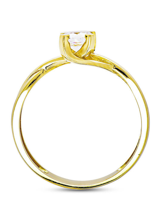 Kiriakos Gofas Single Stone Ring From 14K Gold Kiriakos Gofas Single Stone Ring From 14K Gold