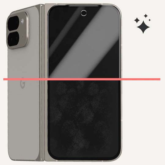 Avizar External Screen Protector Google Pixel 9 Pro Fold Flexible Transparent
