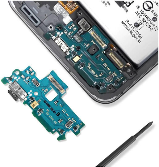 Clappio Conector De Încărcare Usb-c Samsung Galaxy A56 Cititor Sim Verde