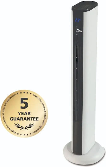 Solis Ventilator Tip Turn 50W Cu Telecomandă Alb