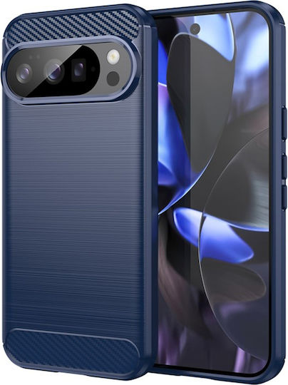 Techsuit Carbon Bumper Силикон / Пластмаса Син (Google Pixel 10 / 10 Pro)