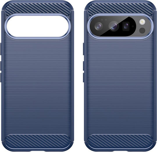 Techsuit Carbon Bumper Силикон / Пластмаса Син (Google Pixel 10 / 10 Pro)