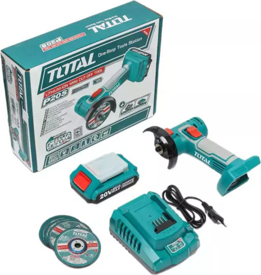 Total Grinder Mini 76mm Battery 1x2Ah