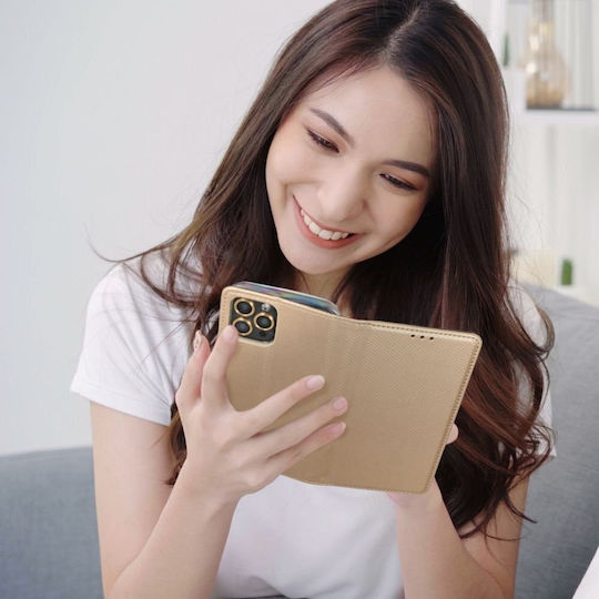 Smart Book Silicone / Plastic Gold (REALME 14 5G)