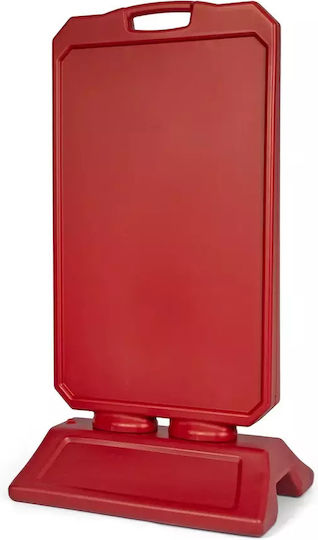 Plastic Floor Sign KOD.te-06 Red