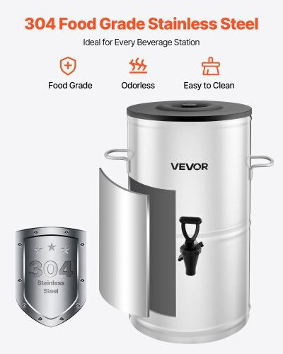 Vevor Диспенсър Cold 15лт Д34 x Ш37.5 x В51 см.