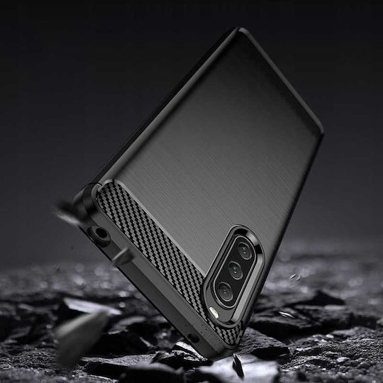 Spacecase Carbon Back Cover Black (Xperia 10 V)
