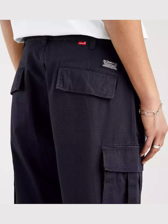 Skate Trousers Cargo in Loose Fit Indigo