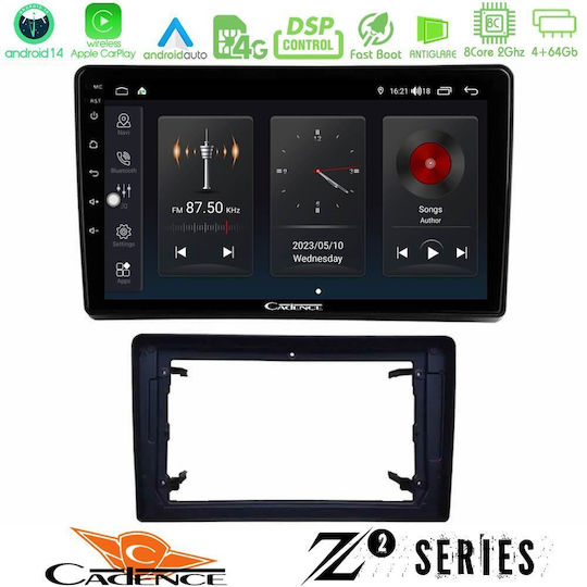 Bizzar Car Audio System for Jeep Commander / Compass / Grand Cherokee / Patriot Dodge Caliber / Nitro Chrysler 300C / PT Cruiser 2007 (Bluetooth/USB/WiFi/GPS/Apple-Carplay/Android-Auto) with Touch Screen 10"