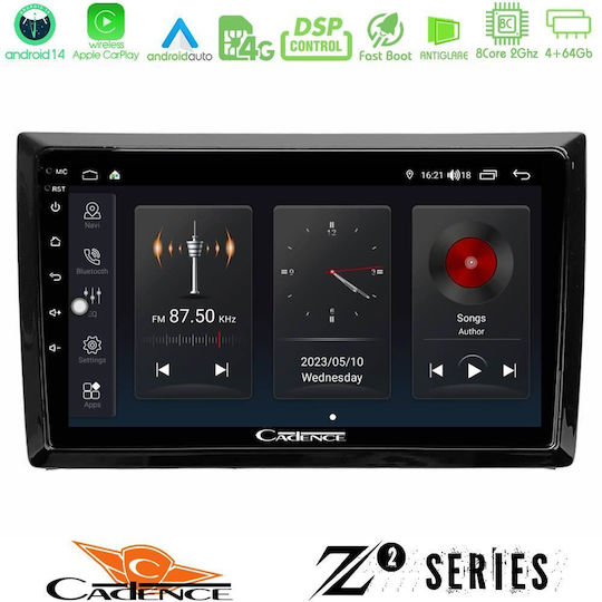 Bizzar Ηχοσύστημα Αυτοκινήτου για Volkswagen Beetle 2004-2010 (Bluetooth/USB/WiFi/GPS/Apple-Carplay/Android-Auto) με Οθόνη Αφής 9"