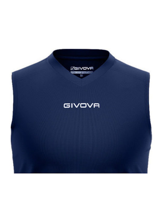 One Smanicato Αθλητικό T-shirt Navy Μπλε