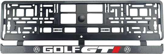 Set 2 Pieces Carbon License Plate Holder Vw Golf Gti