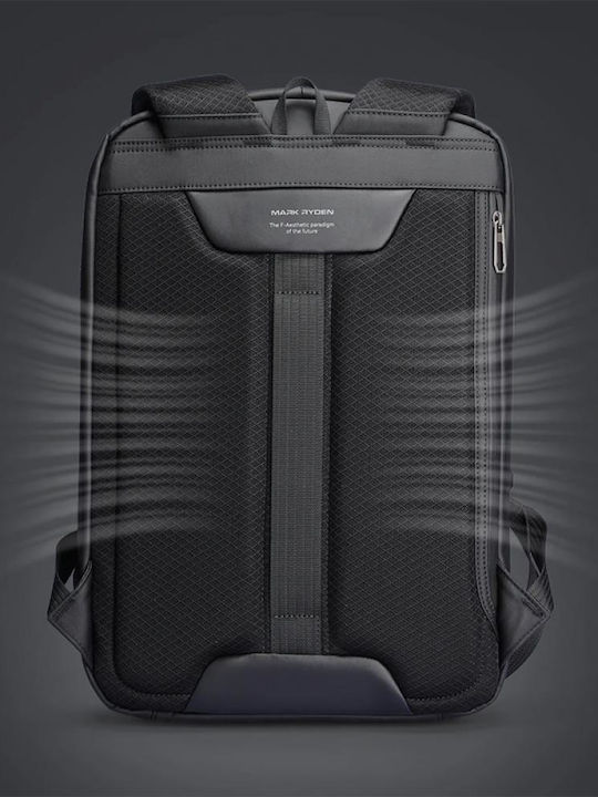 Rucsac Antifurt Mark Ryden Cu Lacăt Tsa Port Usb Port Micro Usb Impermeabil Compatibil Cu Laptop De 17,3 Inch Tabletă De 12,9 Inch Material Oxford Carcasă Dură Abs Fluier Negru