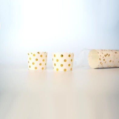 Caramel Papers for Cupcakes Paper 6x6cm 25pcs