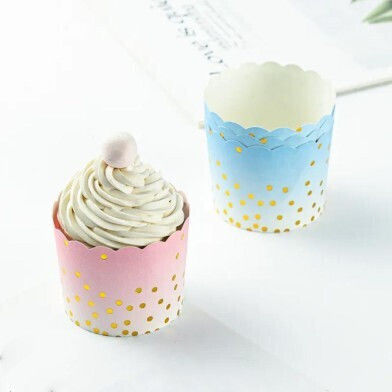 Caramel Papers for Cupcakes Paper 6x6cm 25pcs