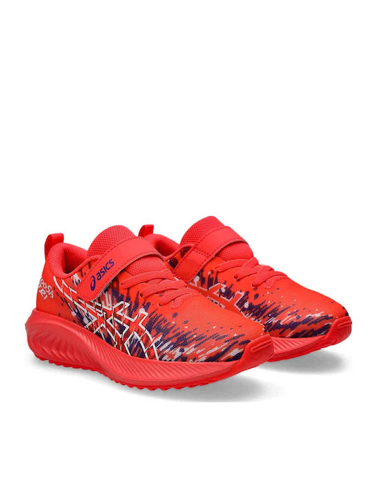 Gel-noosa Tri 16 Ps Kids Sports Shoes Running with Hoop & Loop Closure Red