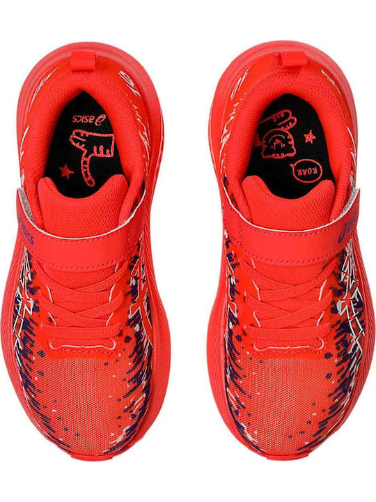 Gel-noosa Tri 16 Ps Kids Sports Shoes Running with Hoop & Loop Closure Red