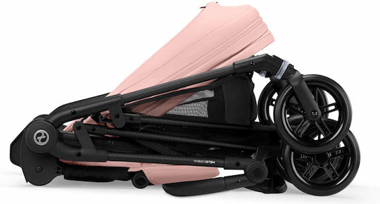 Cybex Melio Ρυθμιζόμενο Καρότσι Μωρού Kατάλληλο για Nεογέννητο Candy Pink 5.9kg