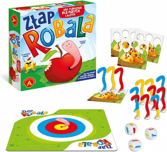 Board Game Catch the Bug (Robal's Zlap) for 2-4 Players 4+ Years Old (PL) Alexander Toys