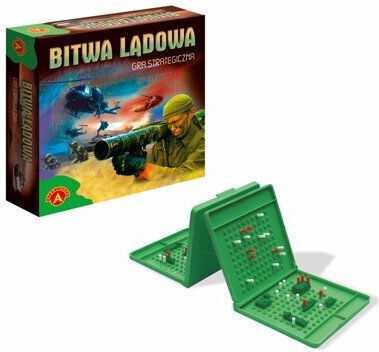 Board Game Land Battle (Bitwa Lądowa) for 2 Players 5+ Years Old (PL) Alexander Toys