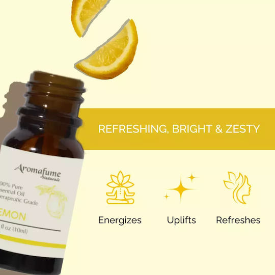 Φυσικό Αιθέριο Έλαιο Λεμονιού Lemon Natural Essential Oil 10ml