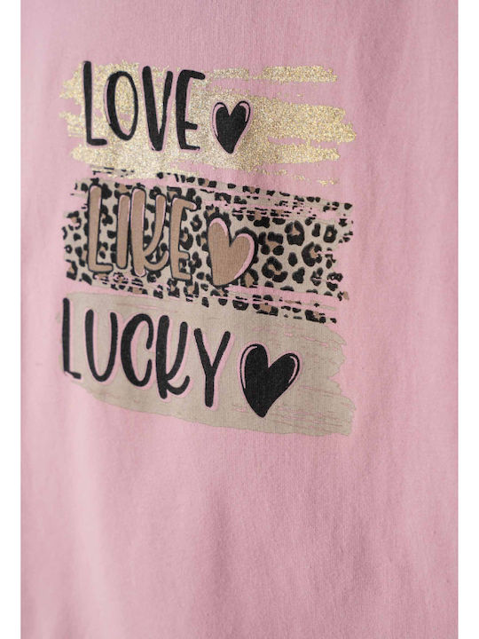 Kinder-Set mit Leggings Winter 2Stück Pink