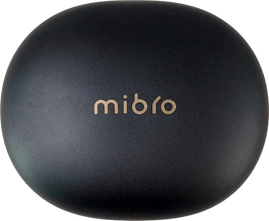 Mibro Open Ear Bluetooth Handsfree Ακουστικά με Αντοχή στον Ιδρώτα και Θήκη Φόρτισης Μαύρα