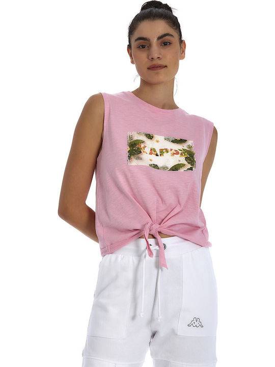 Ibali Women's Blouse Cotton Sleeveless Pink