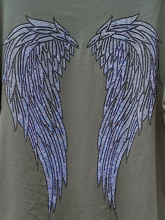 Γυναικείο T-shirt Χακί