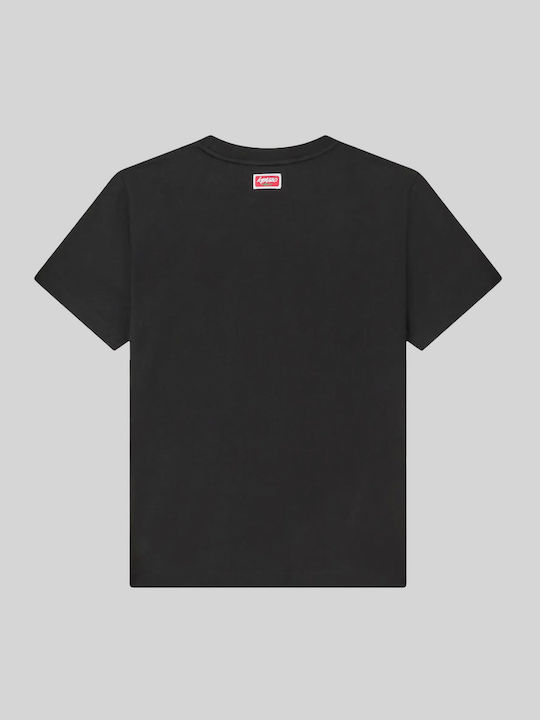 Women's T-shirt Floral Black
