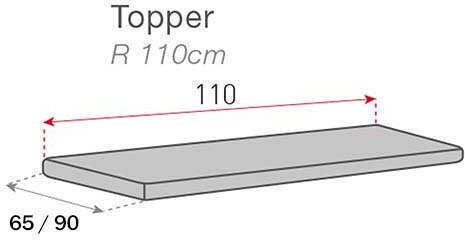 Sofazip Topper Еластичен Калъф За фотьойл Сив 65x55см 1бр