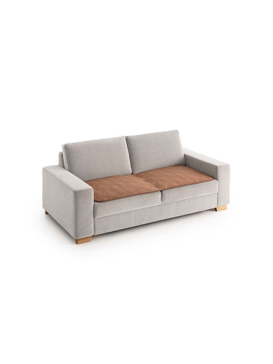 Sofazip Topper Elastische Abdeckung für Fünfsitzer-Sofa Brown 65x240cm 1Stück