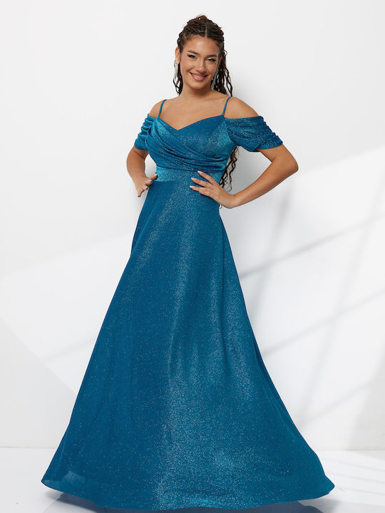 little mermaid bridesmaid dresses Royal Blue Off-shoulder Satin Mermaid Long Bridesmaid Dress, BD3256 –  SposaBridal main image 0