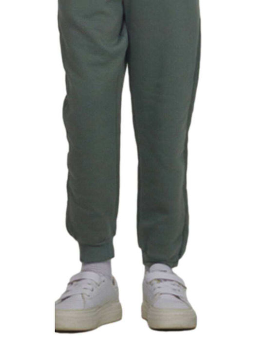Kids Sweatpants Set Beige 2pcs