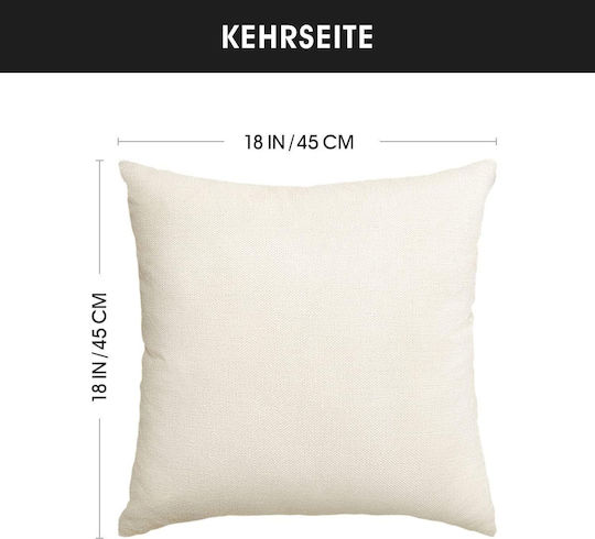 Artoid Mode Dekorativer Kissenbezug Beiges 45x45cm