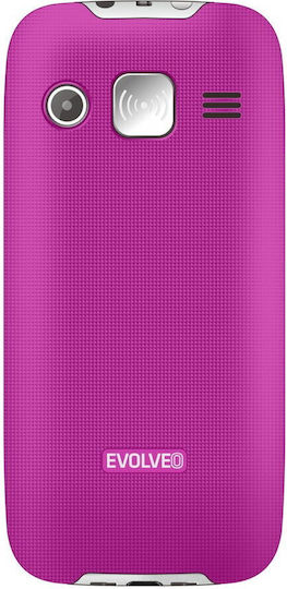 Evolveo EasyPhone XR Single SIM Mobile with Large Buttons Pink