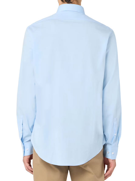 Calvin Klein Памучно Риза Sky Blue