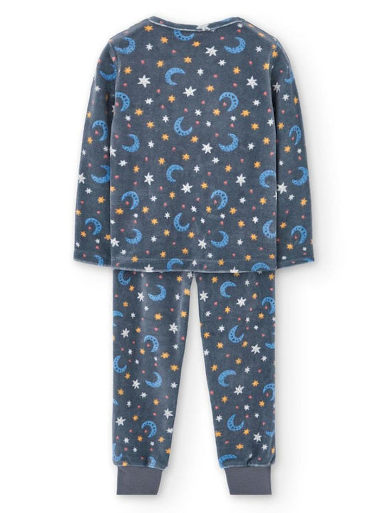 Boboli Παιδική Πιτζάμα Βαμβακερή Blue