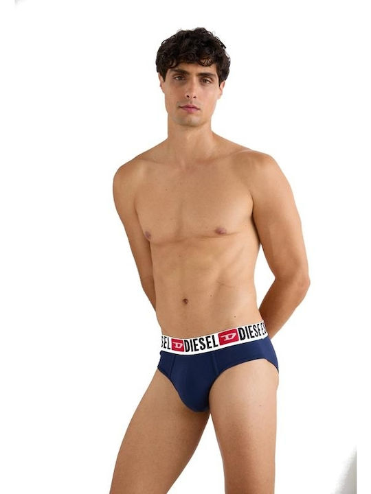 Men's Slips Blue, White, Red 3Pack