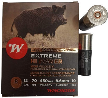 Winchester Дроб 8-заряден Extreme Hi-power 10 Броя
