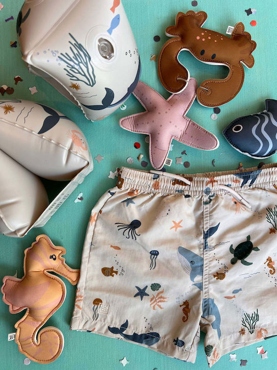 Liewood Duke Sea Creature Sandy Kids Swimwear Swim Shorts Sandy LW17598 Sea Creature 128cm Liewood Duke Sea Creature Sandy Kids Swimwear Swim Shorts Sandy LW17598 Sea Creature 128cm