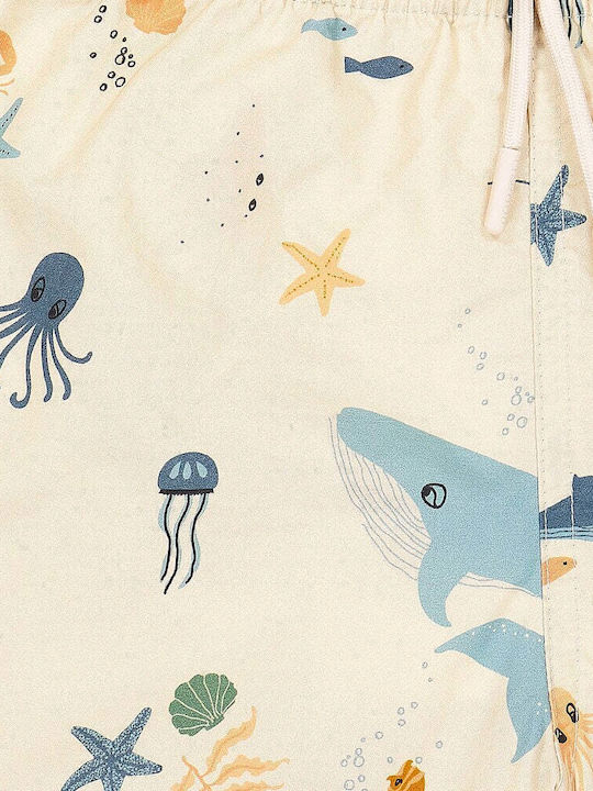 Liewood Duke Sea Creature Sandy Kids Swimwear Swim Shorts Sandy LW17598 Sea Creature 128cm