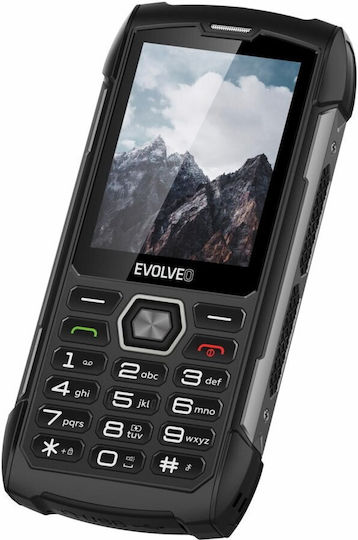 Evolveo StrongPhone H1 Dual SIM Ανθεκτικό Κινητό με Κουμπιά Μαύρο